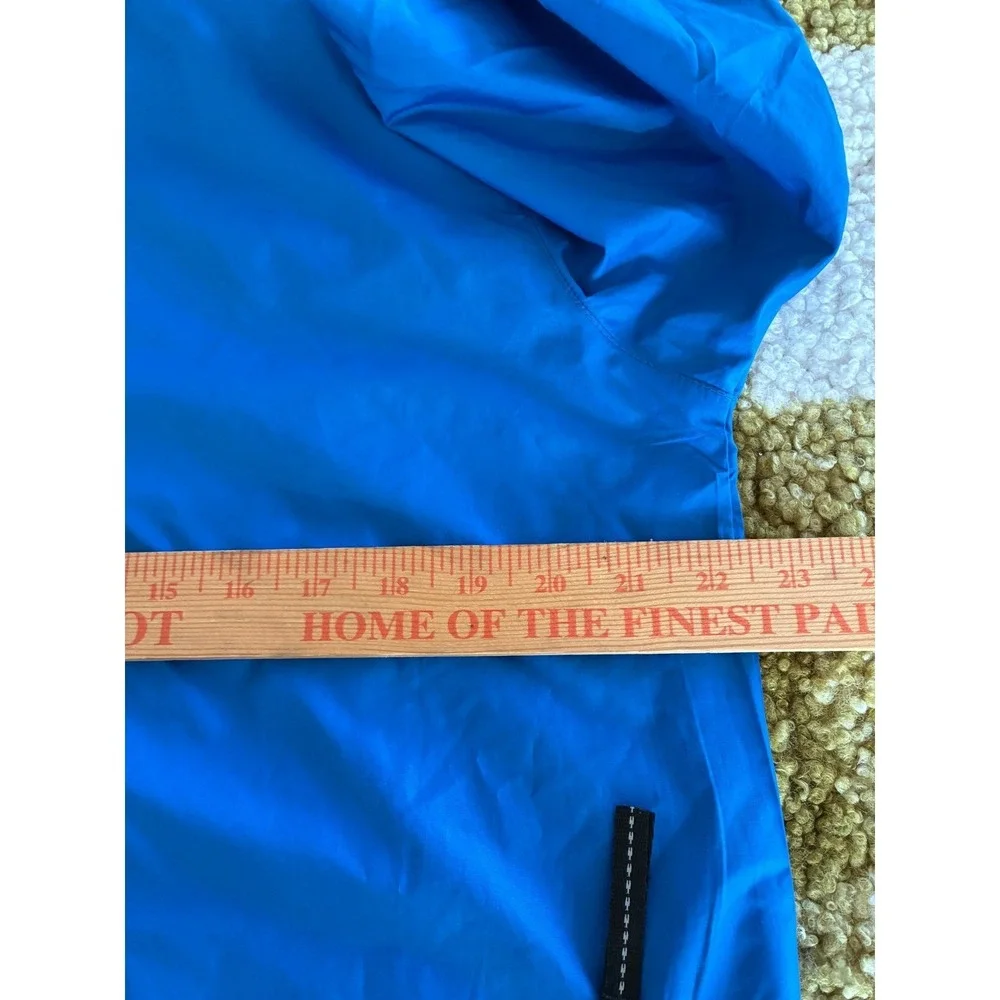 Nike Running Half Zip Windbreaker Blue Grey Colorblock Mens Large L‎ 12-14